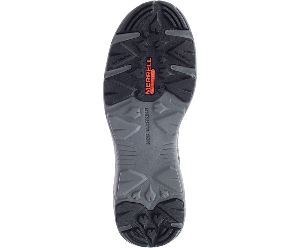 Buty Sportowe Merrell Męskie Czarne - Fullbench 55 Alloy Toe Wide Width - 526473-XZK